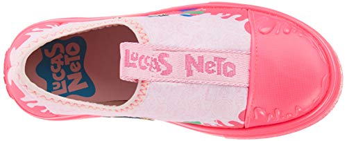Tênis Luccas Neto Mania Meninas Rosa/Rosa 30