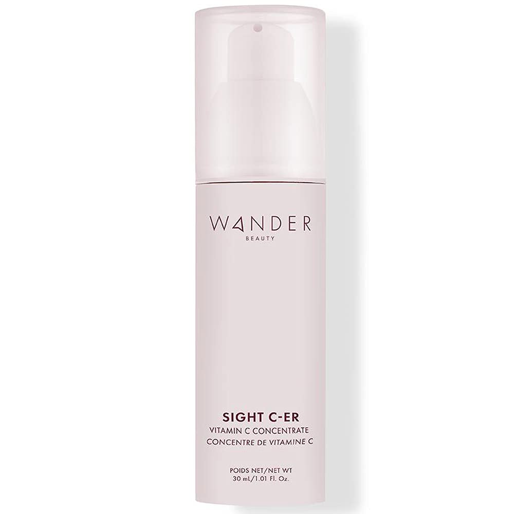 Wander BeautySight C-er Vitamin C Concentrate - 20% Vitamin C Cream to Plump, Brighten, & Hydrate Face - Brightening Moisturizer with Vitamin E, Kakadu Plum, Niacinamide, & Hyaluronic Acid - 1.01 oz