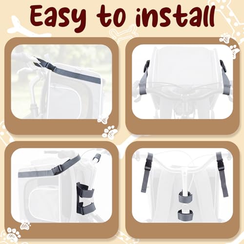 DaisyInner Expandable Dog Bike Basket