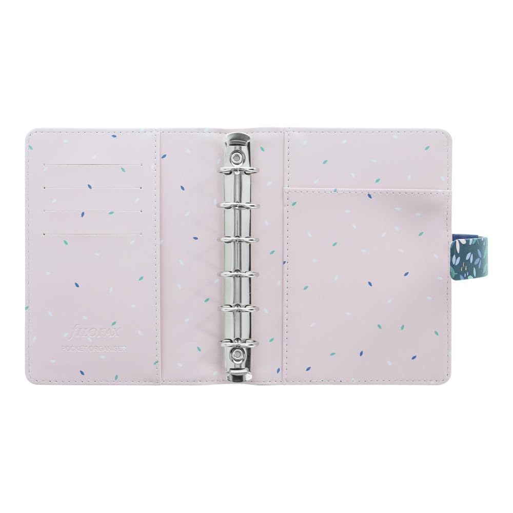 Filofax Agenda da giardino, tascabile, effetto pelle, effetto pelle, con sei anelli, visualizzazione settimanale, multilingue (C028717-25)