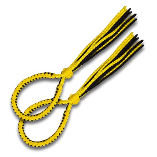 SIAMKICK Muay Thai Prajiad Armbands, Traditional Handmade Muay Thai Armband, Authentic Wai Kru Thai Boxing & Kickboxing (Set of 2) (Bumblebee)