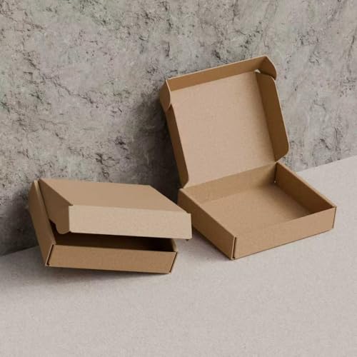 Corrugated Shipping Boxes 9x6x4Inches, 30Pack Kraft Cardboard Literature Mailers, Durable Small Business Mailing Boxes for Packaging & Shipping Supplies, Brown,Shipping boxes made from recycled paper — view 6