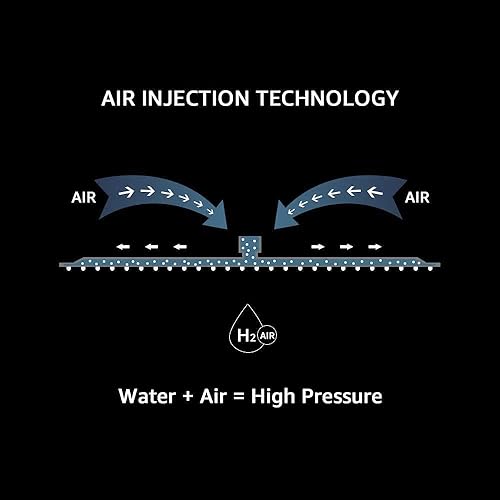 Miniatura 8 de Iriber Sistema de ducha de lluvia dorado cepillado con cabezal de ducha de 10 pulgadas y baño de mano montado en la pared que contiene grifo de
