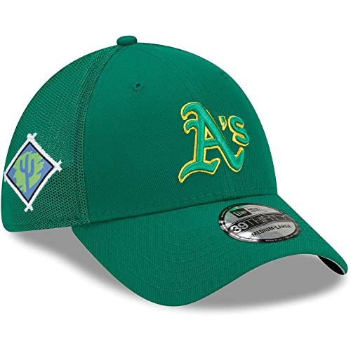 Casquette d'entraînement Oakland Athletics 39THIRTY stretch et respirante New Era
