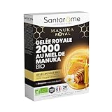 Santarome Bio Gelée Royale 2000 Miel de Manuka Bio 20 Ampoules...