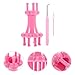 Veemoon I-Cord Maker Knitting Machine - Loom Knitting Kit for Handmade Crafts Plastic I Cord Tool for DIY Weaving Projects Easy to Use Yarn Knitter for Creative Enthusiasts