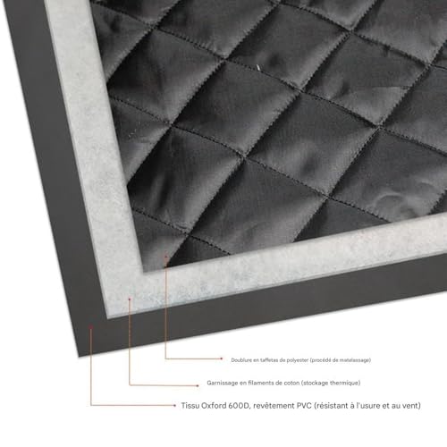 Protection de jambe pour scooter en textile technique coupe vent