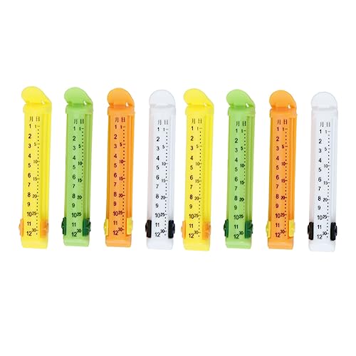 DECHOUS 12 Pack Food Bag Clips Sealant Clips for Kitchen Vacuum Storage Baggies Sealer Food Safety Storage Sealable Baggies Random