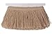 SUYUN WELL Burlap Fringe Trim Tassel Jute Lace 4 Inch Width 5 Yards Long for Clothes Accessories Latin Wedding Dress and DIY Lamp Shade Decoration (4 inch)