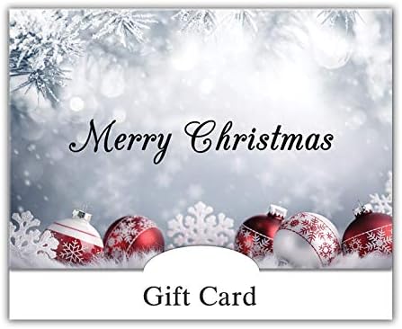 Gift Card Holder - Merry Christmas, Ornaments (100 Pack)