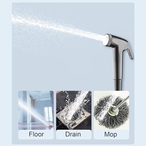 Pomme de douche à ma grande surface avec ensemble complet de robinet gris - 6