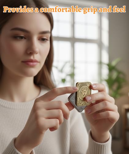 Image of Fidget Toys Adults, Fidget Slider Toys Metal Magnetic Fidgets Desk Toy, Stress Relief Toys Adults, Tools for Adults Mens Gifts for Him & Dad, Boyfriend