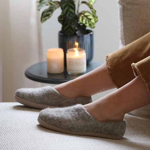 Nootkas Women's Felted Merino Wool 'Victoria' House Shoe2