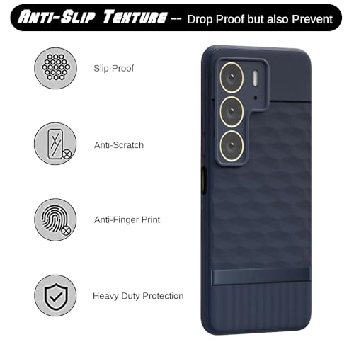 Image of Shockproof Case for Realme C75 4G | Full Camera Protection | TPU Flexible Back Cover for Realme C75 4G (Steel Blue)