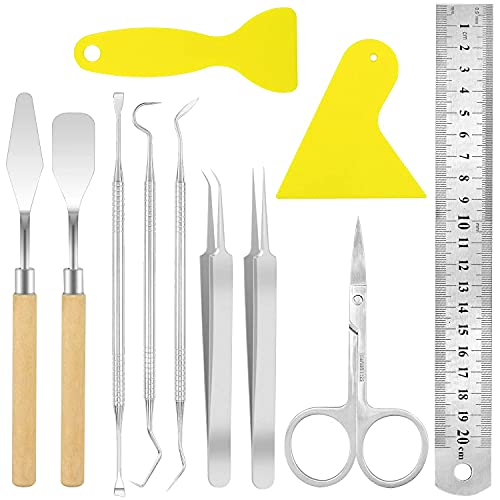 La Mejor Lista de Herramientas para calcar Top 5. 42 Juego de Herramientas Manualidades Desmalezamiento Succionado Vinilo 11 Piezas kit Básico para Desmalezar Siluetas Letras y Empalmes Básicas Deshierbar Coleccionista Desechos con...