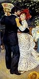 WONDERFULITEMS COUNTRY DANCE AT CHATOU FRANCE COUPLE DANCING 1883 FRENCH BY RENOIR 8' X 16' IMAGE SIZE PRINT REPRO