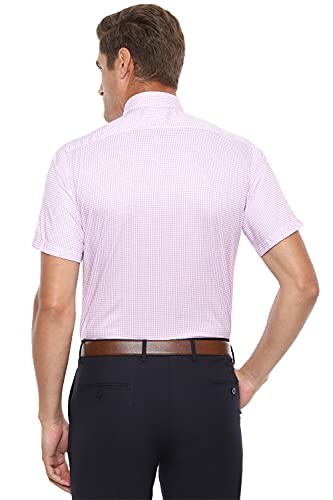 Image of Van Heusen Men's Regular Shirt (VHSHMCUP714646- Pink 38)