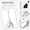 Vaisoeny Hi Hat Stand,Three Legs Hi-hat stand,Adjustable Height 23.6" to 39.3", Double Braced High Hat Stand with Widened Non-Slip Rubber Feet (V-CC-SZ08) #2
