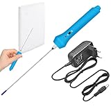 DAJASD Styroporschneider,15 CM27W Schaumstoff Schneider mit Netzteil Kontrollleuchten,100-240V Heißdrahtschneider,Elektrischer Schaumstoffschneider Für Schnittkante,Gravierwerkzeug,Kunst Diy Eu-stecke