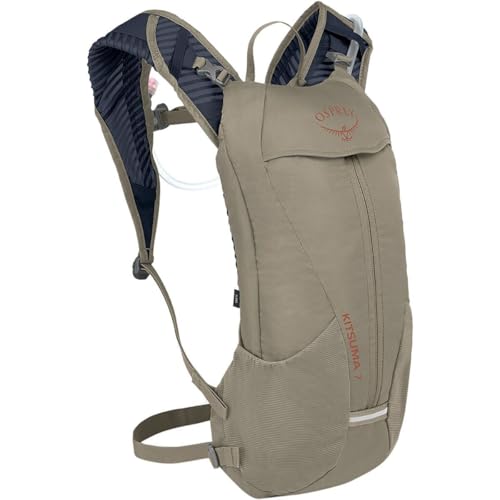 Osprey Kitsuma 7L Women's Biking Backpack with Hydraulics Reservoir, Sawdust Tan