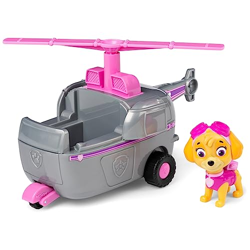 Paw Patrol, Skye’s Helicopter Vehicle with Collectible Figure, for Kids Aged 3 and Up