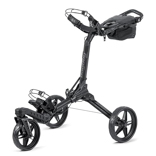 Image of Bag Boy Nitron Swivel Golf Push Cart, Black /Slate