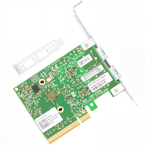 Image of Vogzone 25GbE NIC Card for Mellanox MCX631102AN-ADAT, PCIe 4.0 x8 25G /10G Ethernet SmartNIC with ConnectX-6 Lx EN Chipset, Dual SFP28 Network Adapter for Data Center Server