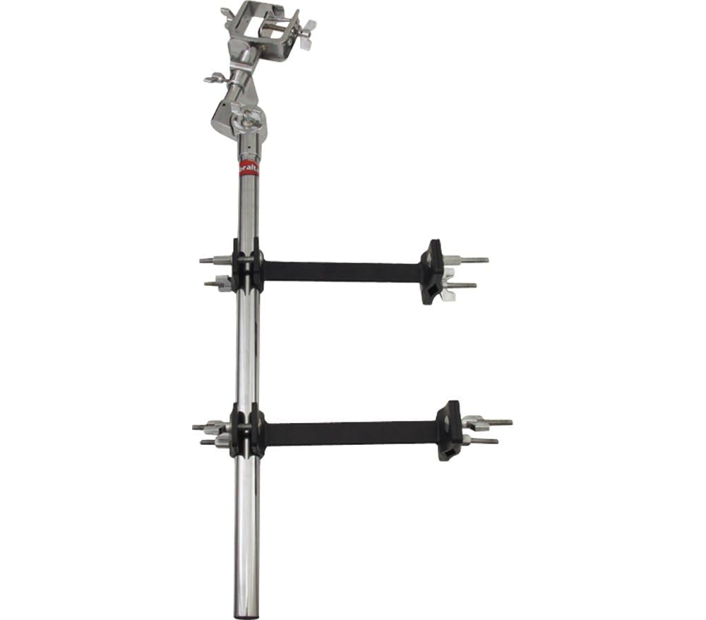 Gibraltar Bongo Double Conga Stand Mount, with Dual Steel Arm Braces &amp; Separator for Secure Positioning, Easily Attach Bongos to Conga Stand for Comfortable Playing Setup (SC-BDCM)