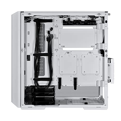 Image of LIAN LI LANCOOL 216 E-ATX PC Case, Airflow Focus RGB Gaming Computer Case with All-Around Mesh Panels, 2x160mm & 1x140mm PWM Fans Pre-Installed and Innovative Rear PCIe Fan Bracket Chassis (White)