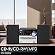 Retro HiFi Musikanlage | Stereoanlage | Kompaktanlage | USB | Line Out | CD/MP3 | FM Radio | 30 Speicherplätze | LED-Display | Mini HiFi Anlage | Stereoanlage mit Boxen |