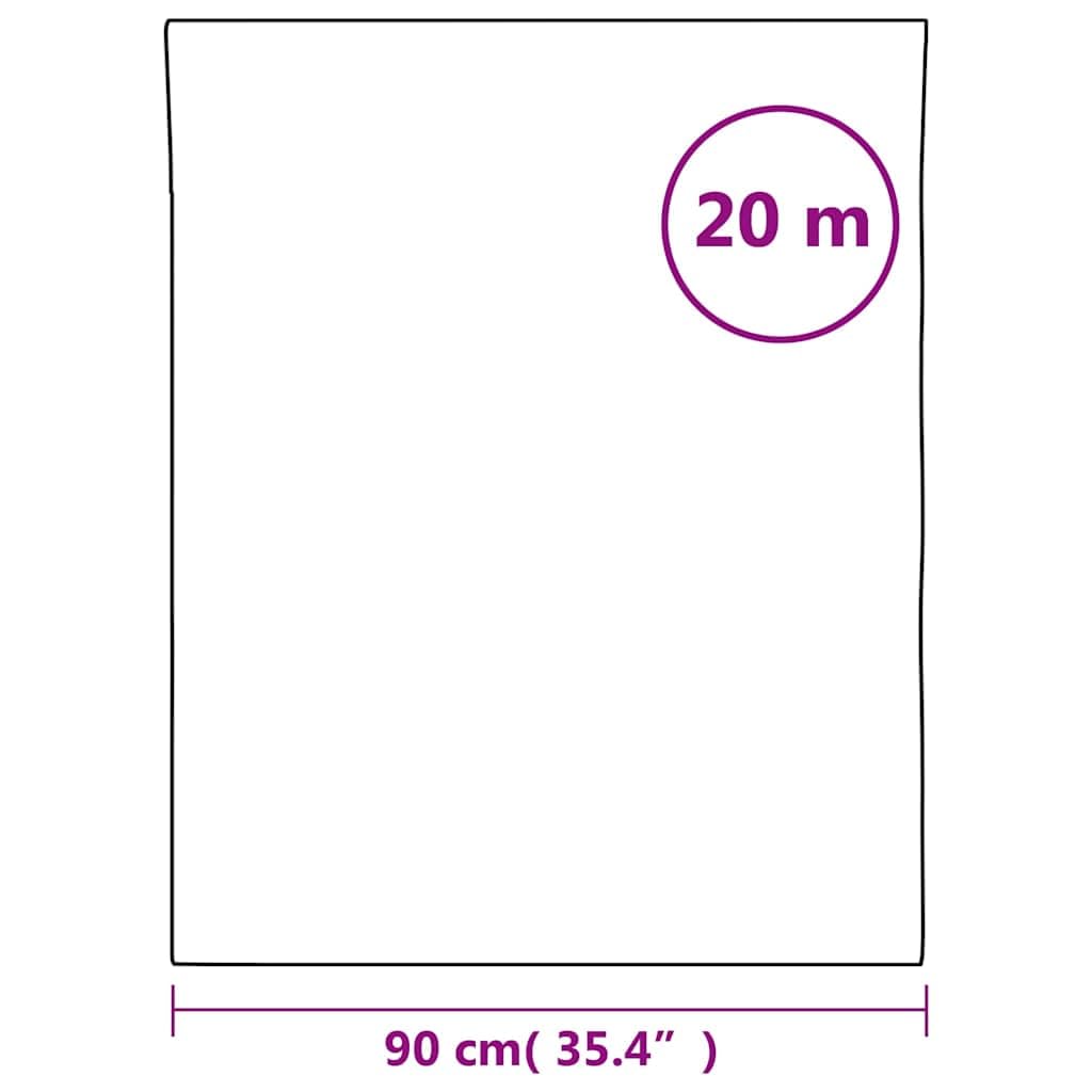 vidaXL Film de Fenêtre Statique Dépoli, Film de Miroir, Teinte de Vitre, Protection de Miroir Jardin Salon, Gris 90x2000 cm PVC