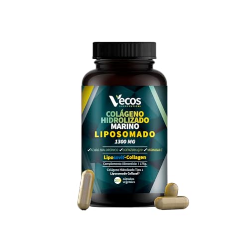 Colágeno Marino Liposomado Collasel® con Ácido Hialurónico, Vitamina C y CoQ10 – Alta Absorción para Piel, Cabello y Uñas – 200 Cápsulas