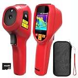 Auto Track Infrared Thermal Imaging Camera, -4°F~1022°F 240 * 240 25Hz IR Thermal Imager, Rechargeable, TFT LCD, Wide View, TF Card, IP54 Portable for HVAC Electrical Wild Home Inspection