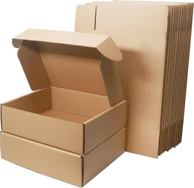 Varda Packaging 3 Ply | Brown 7X5X2 Inches | Inter Lock | Corrugated Boxes Pack of 50 | For Gift Items & Storage etc. (B0CXJ9Z8F6) Amazon Price History, Amazon Price Tracker