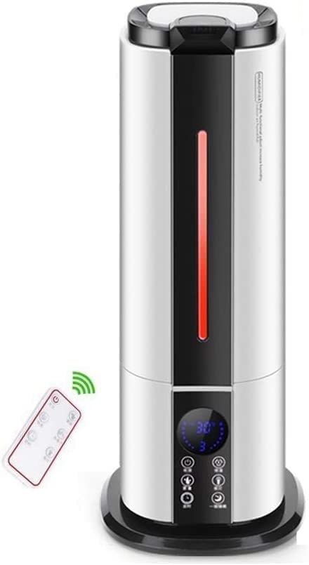 Large Water Tank Capacity Floor-Standing Air Humidifier Whisper Operation Automatic Shut-Off And Night Light Function For Home Bedroom