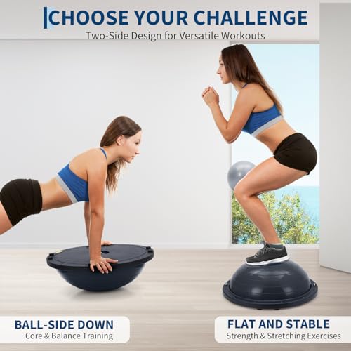 Garvee Half Balance Ball 23 in, 1600Lb Capacity Half Exercise Ball - image 2