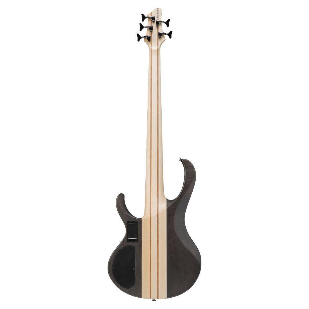 Ibanez BTB605 Standard 5-String Bass Guitar, Rosewood Fingerboard, Transparent Gray