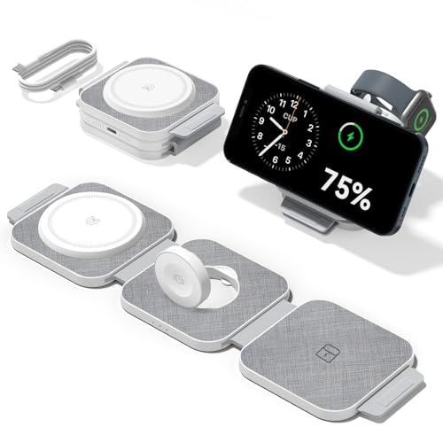 Image of ZORBES 3-in-1 Foldable Wireless Charger Compatible with Phone 17 Series