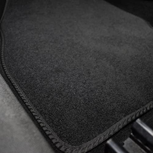 Car Mats for Peugeot 2008 (2013-2020) Tailored Fit Carpet Floor Mat Set Accessory Black Custom Fitted 4 Pieces with Clips - Anti-Slip Backing & Black Trim Edging - Image 5
