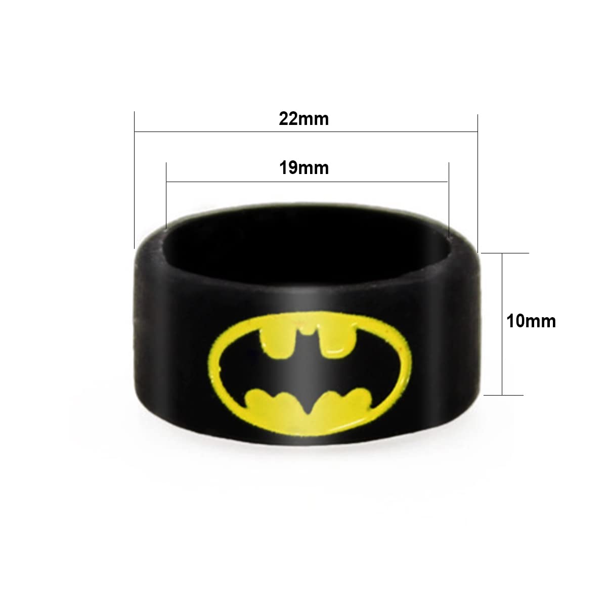 Vape Bands Rings, Silicone Superhero E Cigarette Bands for Vape Tanks and  Pod Systems RTA RBA