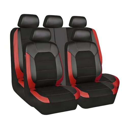 ASBHFC Car Seat Covers for Chery Omoda 5 (Petrol EV 2024-2025 2026), Faux Leather Protectors for Front & Rear Seats, Waterproof & Easy to Clean Interior Accessories,5 piece set