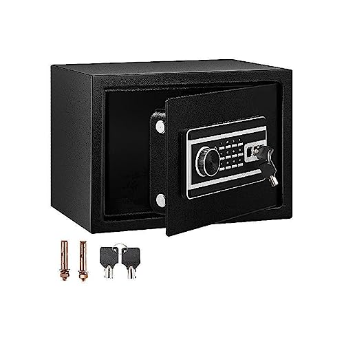 Caja fuerte digital de huellas dactilares de 1.7 pies cúbicos, bóveda electrónica oculta, desbloqueo flexible, almacenamiento seguro para dinero en efectivo y objetos de valor