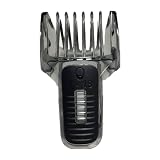 Cabezal de afeitado 1-18 mm Peine cortapelos para Philips QG3320 QG3340 QG3321 QG3321/16 QG3329 QG3329/15 QG3330 QG3330/60 Razor Barba Trimmer Fácil de...