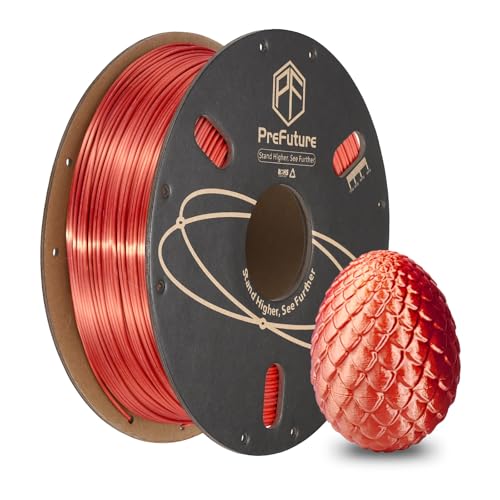Filament PLA Soie 1.75mm Rouge sans Cassure avec Précision Tolérance +/- 0.02mm Stable