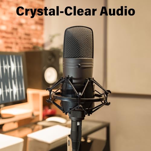 J&D XLR Kabel, XLR Stecker 3-Polig auf 5-Polig & männlich zu weiblich Audio Adapter, 2er-Pack 5-Poliges auf 3-Poliges DMX Beleuchtungskabel, 30 cm