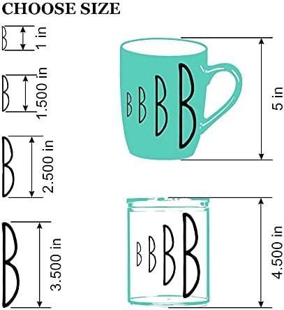 Miniatura 3 de Calcomanías del alfabeto ABC Inspired by Rae Dunn, adorno de letras  Calcomanías de vinilo para contenedores de cocina, tarros, pared, ventana,