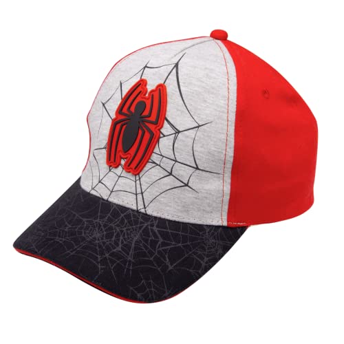 Marvel Spiderman Hat for Boys, Breathable Spiderman Baseball Cap for Toddlers, Boys Ages 3-9