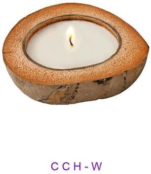 Floating Coconut Shell Natural Coconut Scented Candle/holder Wedding Hawaiian Luau Party Handmade From Thailand