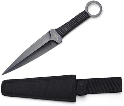 Snake Eye Tactical Cuchillo de lanzamiento de espiga completa con funda