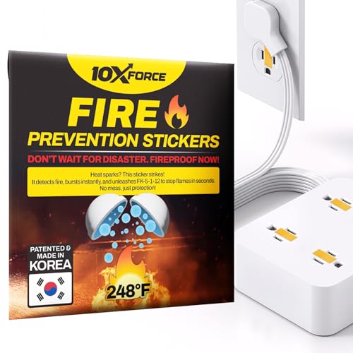 [Made and Patented in Korea] Fire Prevention Stickers – Automatic...